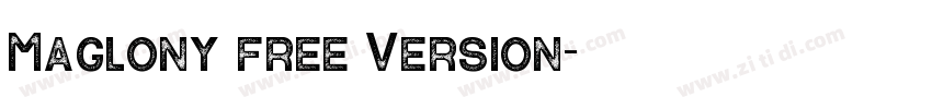 Maglony free Version字体转换